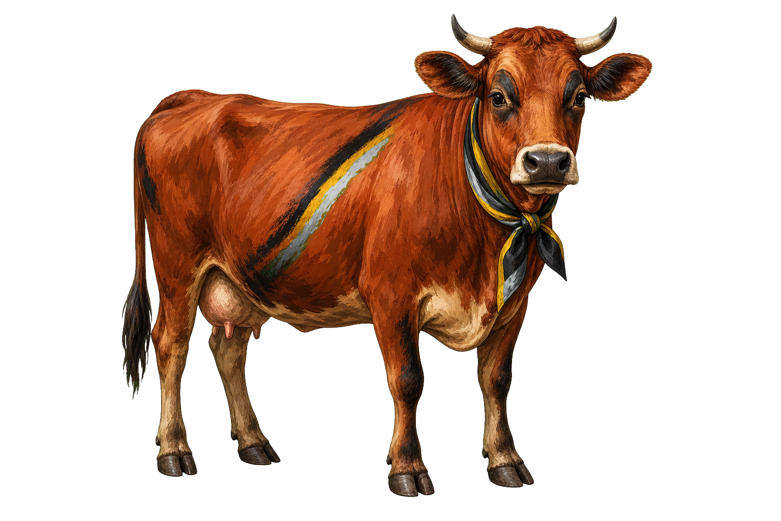 Red Jamaican cow